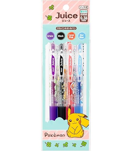 Amazon | ポケットモンスター サラサクリップ4色セット 0.5mm A